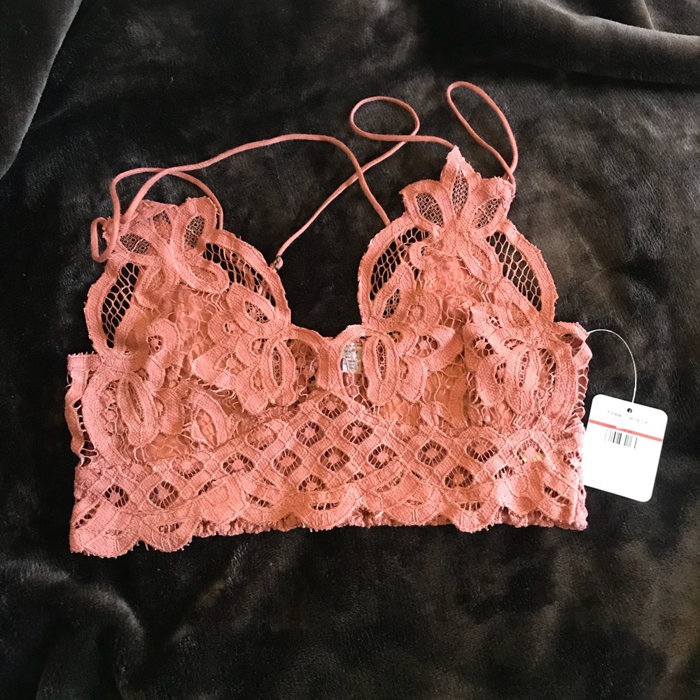 Free People Adella Bralette in Copper